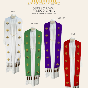 EMBROIDERED STOLE DESIGN (AVS-0037 )