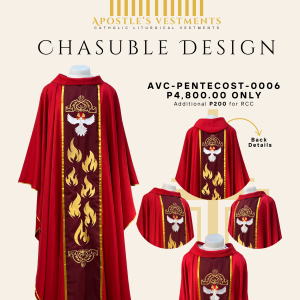 CHASUBLE DESIGN-PENTECOST (AVC-PENTECOST-0006)