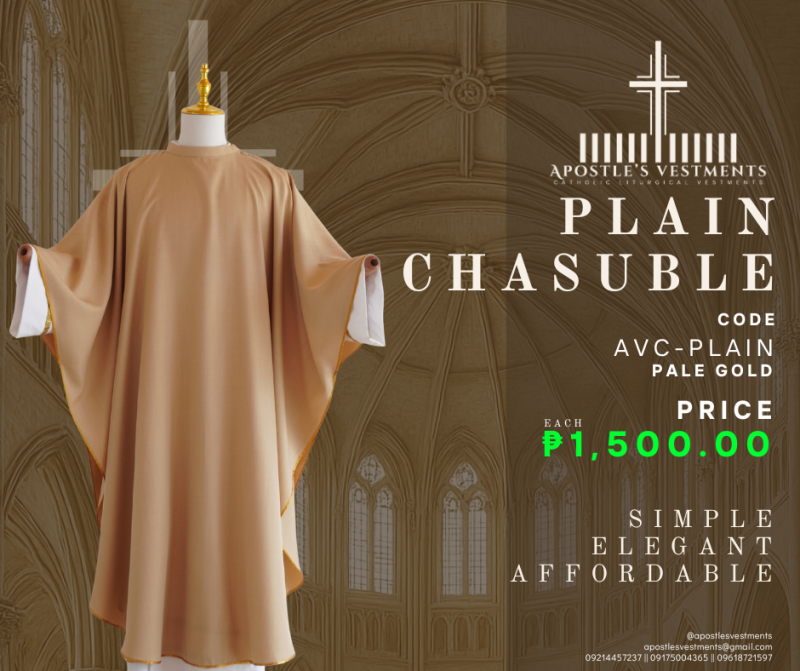 Plain Chasuble (AVC-PLAIN)