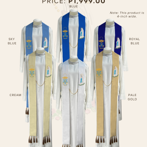 OUR LADY OF LOURDES STOLE DESIGNS (AVS-OLL-0006)