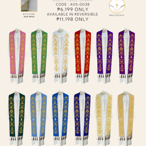 EMBROIDERED STOLE DESIGN (AVS-0038 )