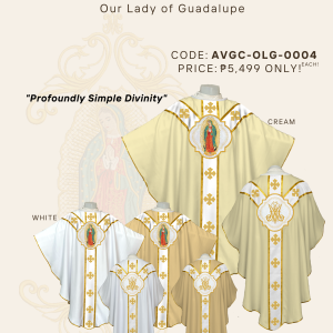 OUR LADY OF GUADALUPE GOTHIC CHASUBLE DESIGNS (AVGC-OLG-0004)