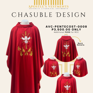 CHASUBLE DESIGN-PENTECOST (AVC-PENTECOST-0008)