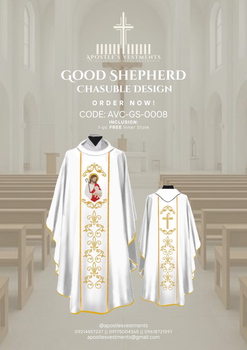 GOOD SHEPHERD CHASUBLE DESIGN (AVC-GS-0008)