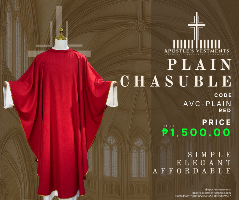 Plain Chasuble (AVC-PLAIN)
