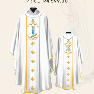 OUR LADY OF LOURDES CHASUBLE DESIGN (AVC-OLL-0007)
