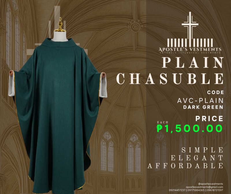 Plain Chasuble (AVC-PLAIN)