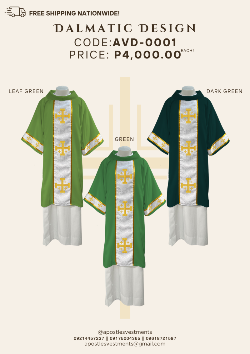EMBROIDERED DALMATIC DESIGNS (AVD-0001)