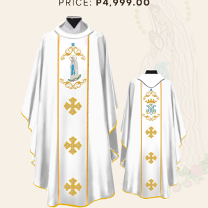 OUR LADY OF LOURDES CHASUBLE DESIGN (AVC-OLL-0008)