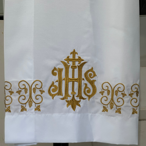 EMBROIDERED ALB DESIGN (AVA-IHS-0001)