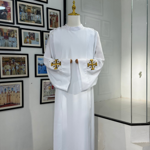 EMBROIDERED ALB DESIGN (AVA-JERUSALEM-0001)