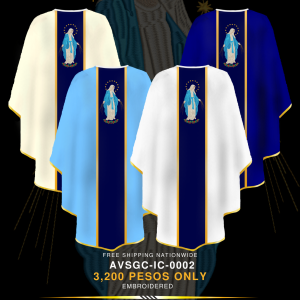 IMMACULATE CONCEPTION SEMI-GOTHIC CHASUBLE (AVSGC-IC-0002)