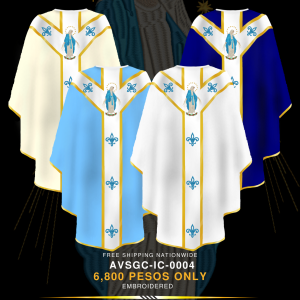 IMMACULATE CONCEPTION SEMI-GOTHIC CHASUBLE (AVSGC-IC-0004)