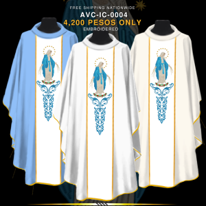 IMMACULATE CONCEPTION CHASUBLE DESIGN (AVC-IC-0004)