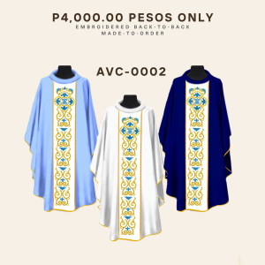 EMBROIDERED CHASUBLE (AVC-0002)