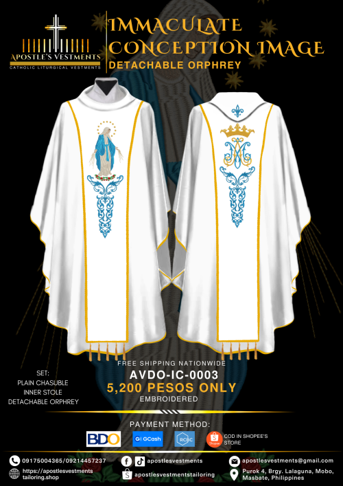 IMMACULATE CONCEPTION DETACHABLE ORPHREY DESIGNS (AVDO-IC-0003)