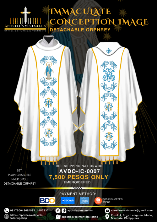 IMMACULATE CONCEPTION DETACHABLE ORPHREY DESIGNS (AVDO-IC-0007)