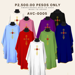EMBROIDERED CHASUBLE(AVC-0005)
