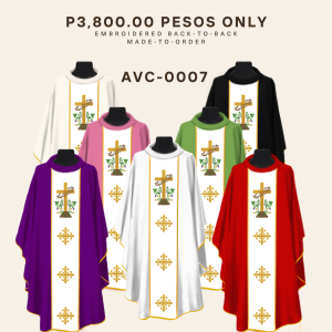 EMBROIDERED CHASUBLE (AVC-0007)