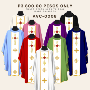 EMBROIDERED CHASUBLE (AVC-0008)