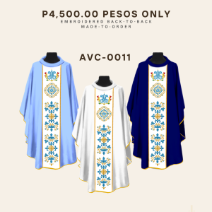 EMBROIDERED CHASUBLE (AVC-0011)