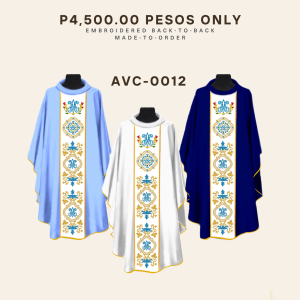 EMBROIDERED CHASUBLE (AVC-0012)
