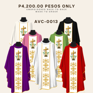 EMBROIDERED CHASUBLE (AVC-0013)