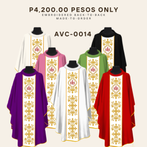 EMBROIDERED CHASUBLE (AVC-0014)