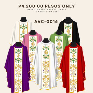 EMBRIODERED CHASUBLE (AVC-0016)