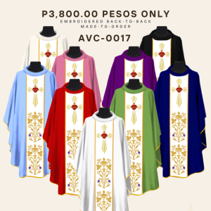 EMBROIDERED CHASUBLE (AVC-0017)