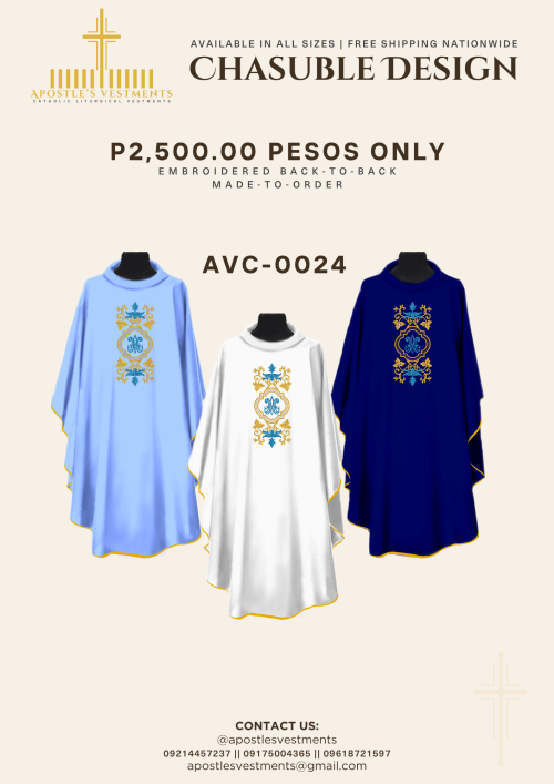 EMBROIDED CHASUBLE (AVC-0024)
