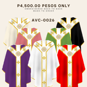 EMBROIDED CHASUBLE (AVC-0026)