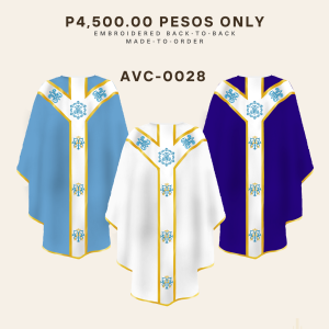 EMBROIDED CHASUBLE (AVC-0028)
