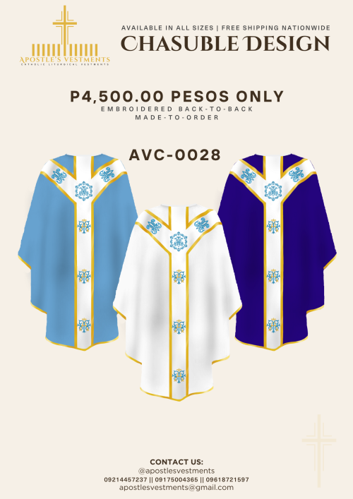 EMBROIDED CHASUBLE (AVC-0028)