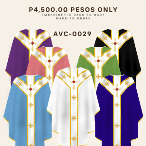 EMBROIDED CHASUBLE (AVC-0029)