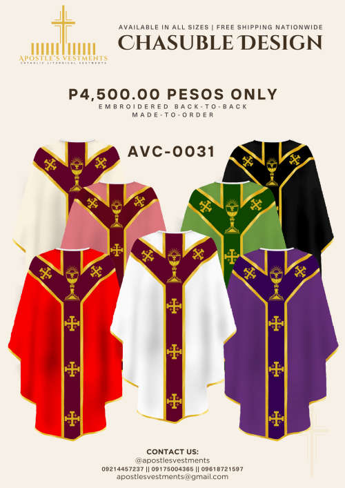 EMBROIDED CHASUBLE (AVC-0031)