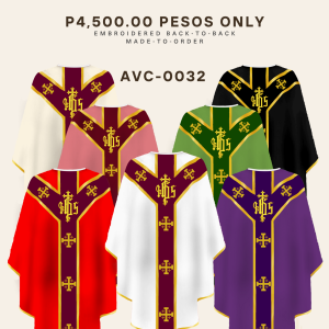 EMBROIDED CHASUBLE (AVC-0032)