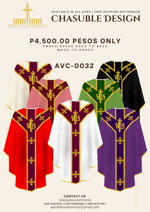 EMBROIDED CHASUBLE (AVC-0032)