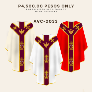 EMBROIDED CHASUBLE (AVC-0033)