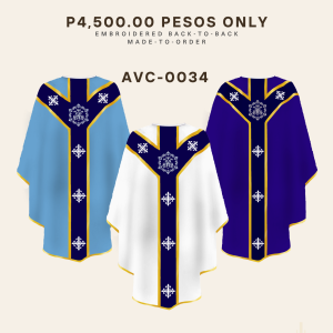 EMBROIDED CHASUBLE (AVC-0034)