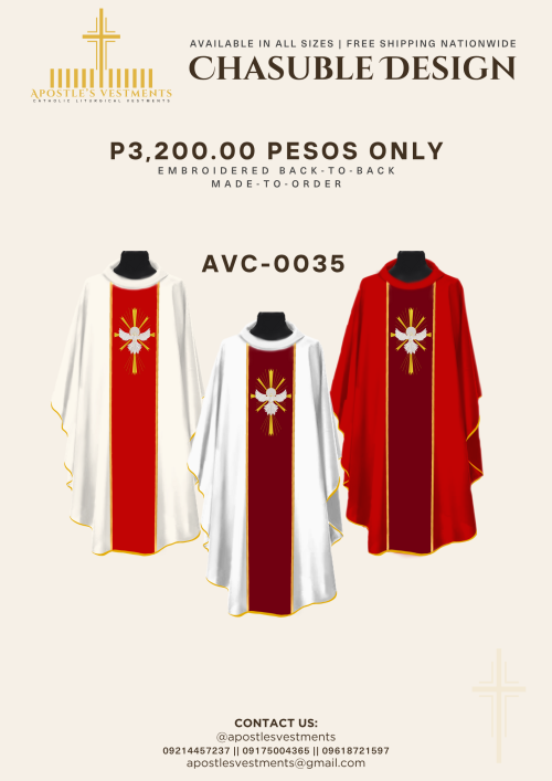 EMBROIDED CHASUBLE (AVC-0035)