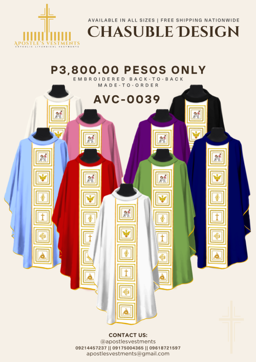 EMBROIDED CHASUBLE (AVC-0039)