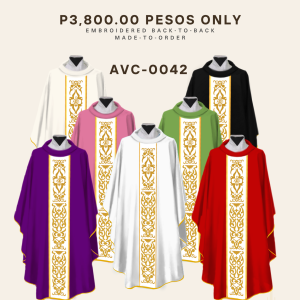 EMBROIDERED CHASUBLE (AVC-0042)