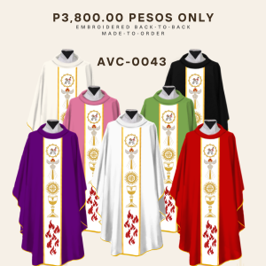 EMBROIDERED CHASUBLE (AVC-0043)