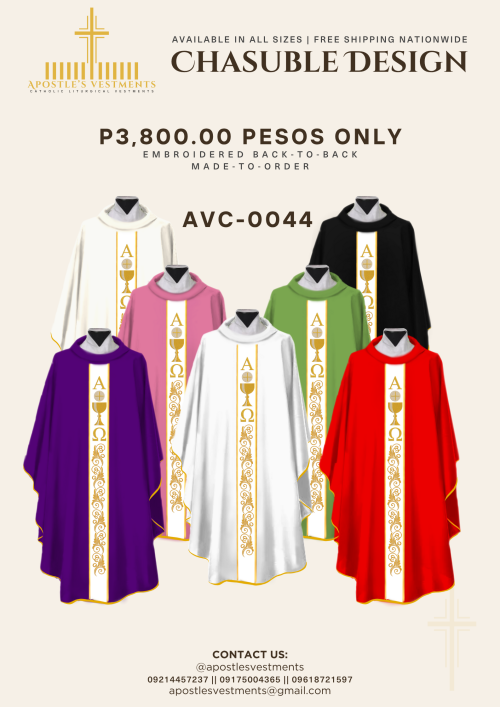 EMBROIDERED CHASUBLE (AVC-0044)