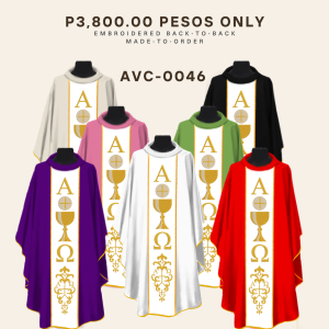 EMBROIDERED CHASUBLE (AVC-0046)