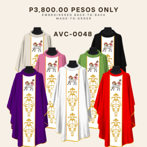 EMBROIDERED CHASUBLE (AVC-0048)