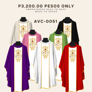 EMBROIDERED CHASUBLE (AVC-0051)