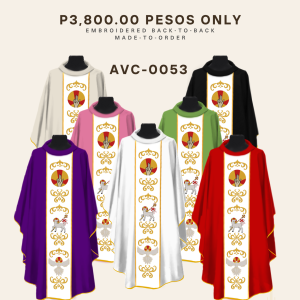 EMBROIDERED CHASUBLE (AVC-0053)