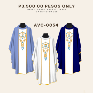 EMBROIDERED CHASUBLE (AVC-0054)
